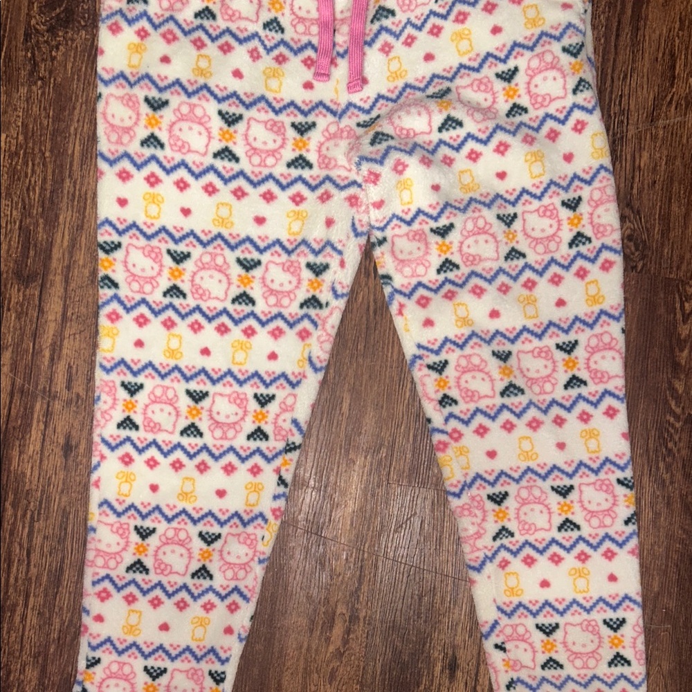 Hello Kitty Multicolor Pattern Pajama Pants - image 5